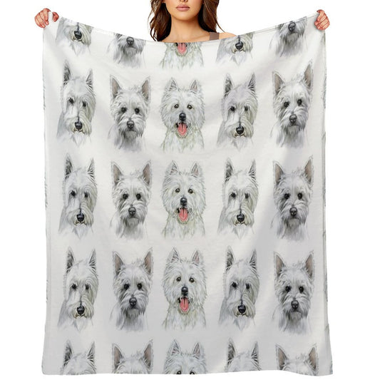 Westies Throw Blanket