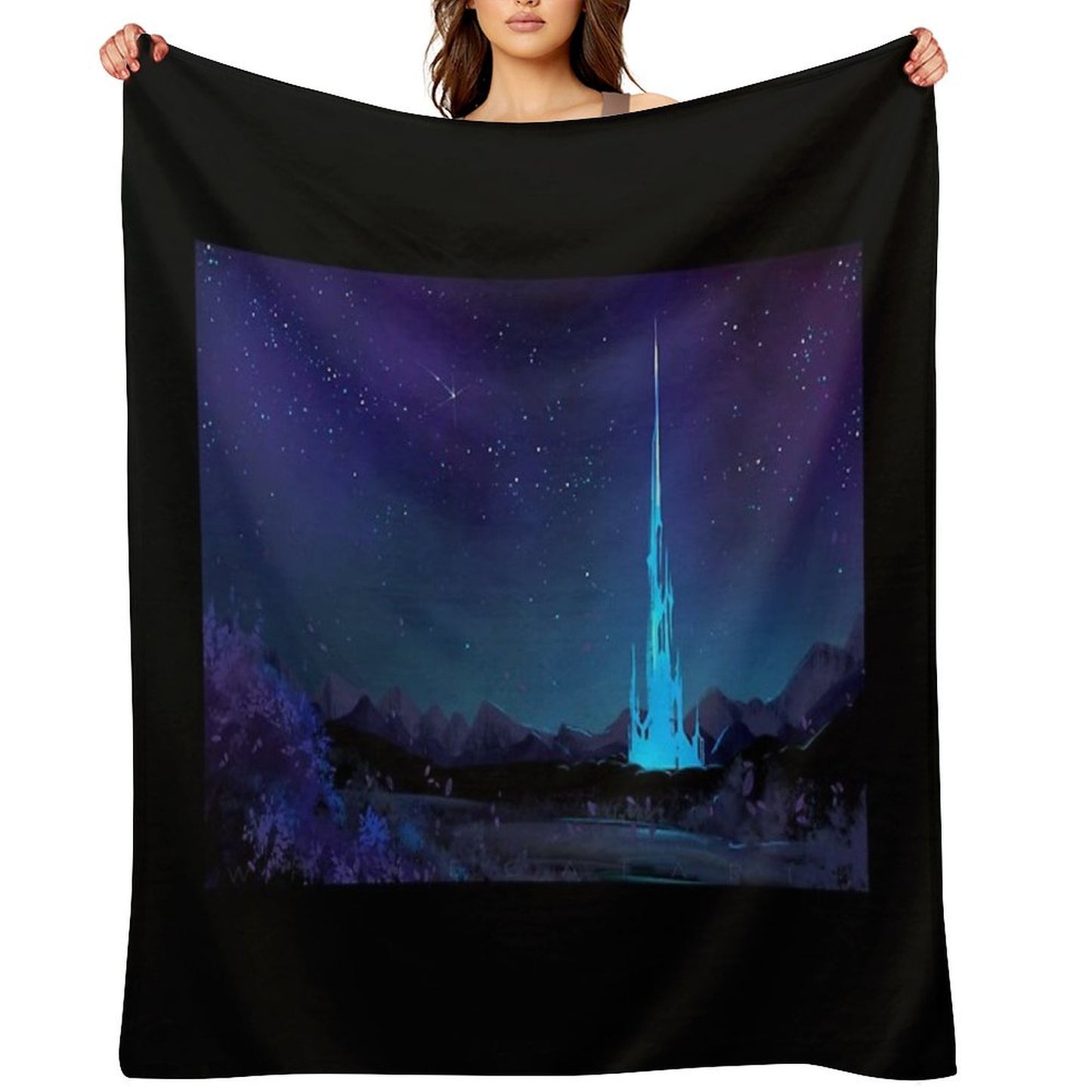 Lakeland at Night Throw Blanket