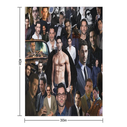 Tom Ellis Throw Blanket