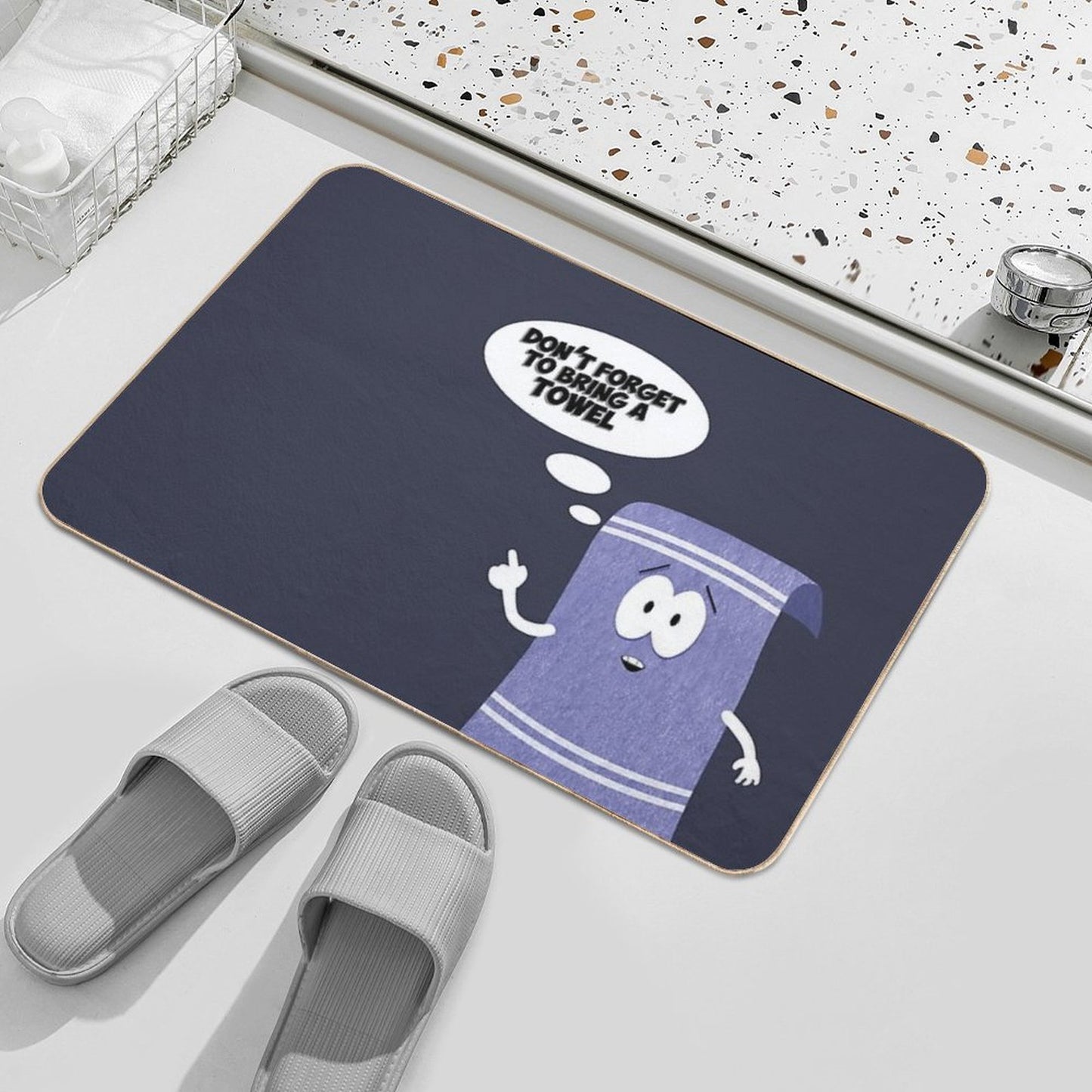 Don't Forget About Towelie Bath Mat