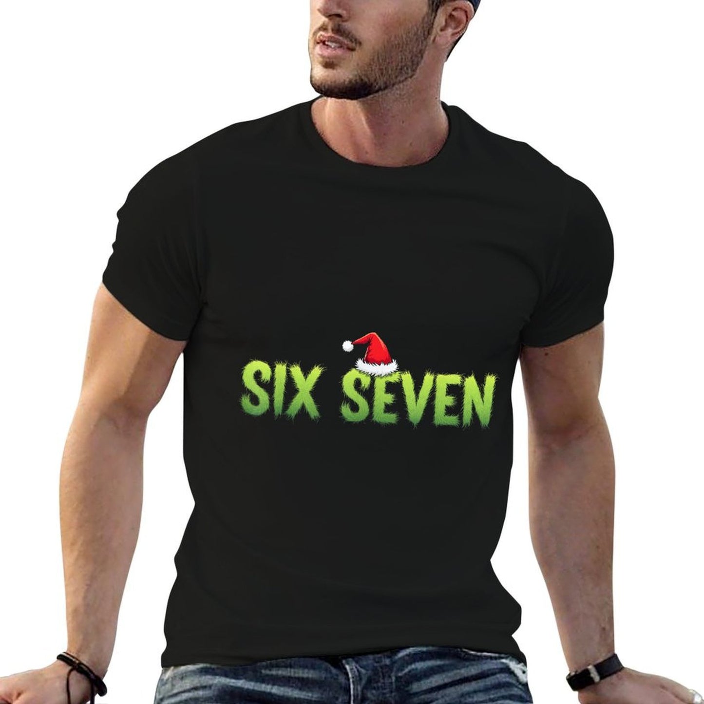 Six Seven Christmas 67 Kidsns Boys Funny Humor 67 Meme  Summer-ready Fabric T-Shirt