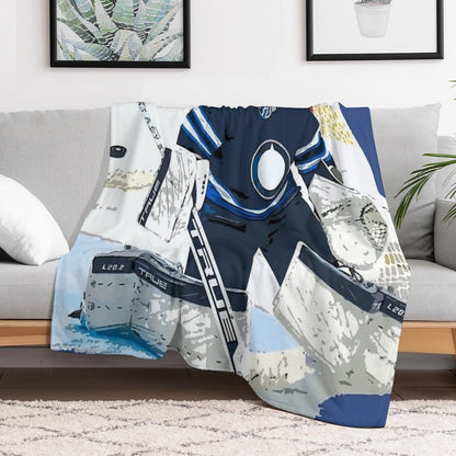 Connor Hellebuyck Throw Blanket