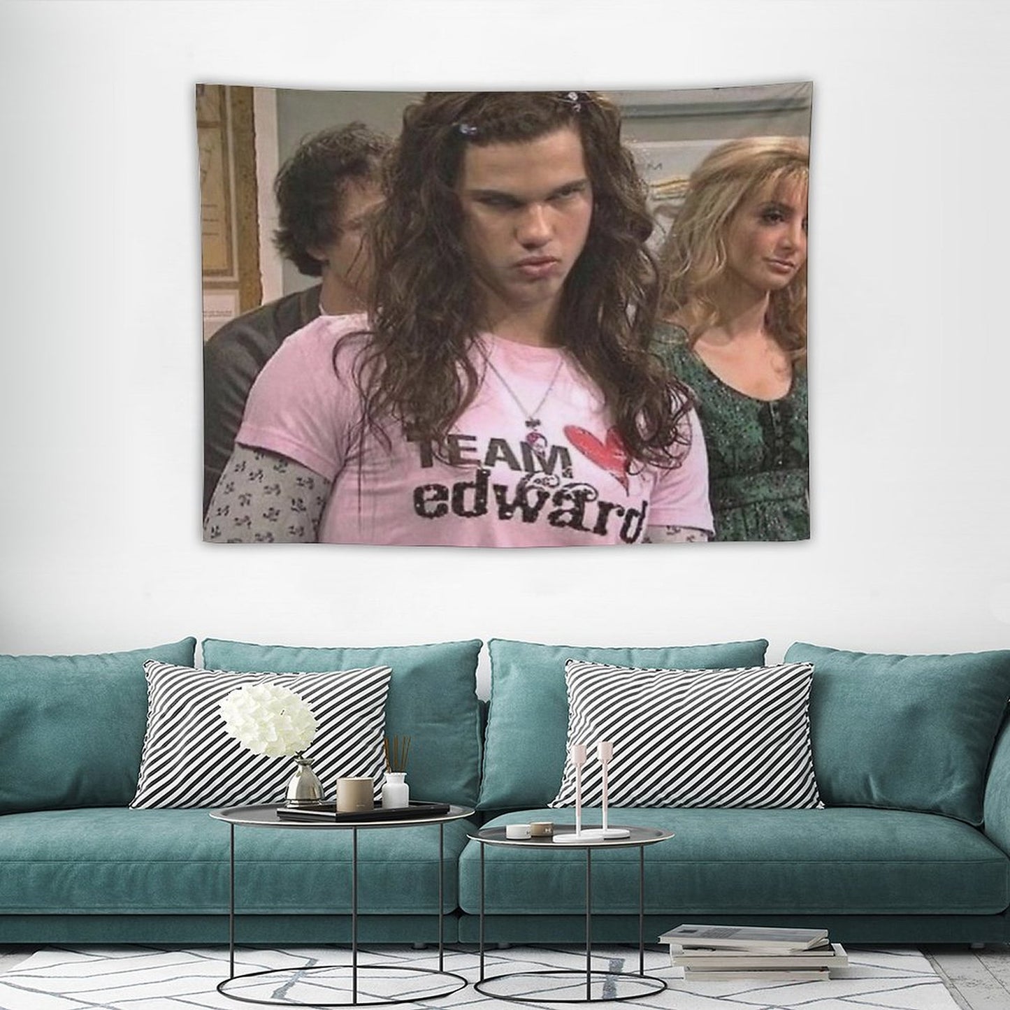Team Edward-- Jacob Tapestry