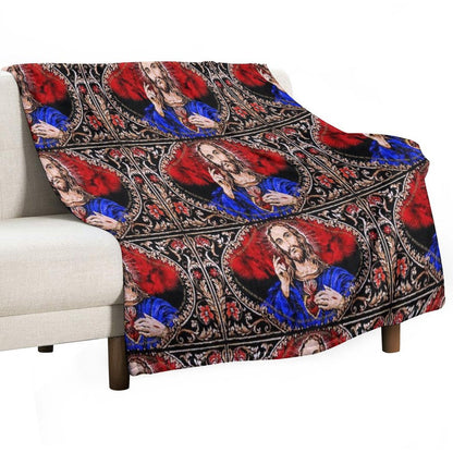 Father Ted Scared Sofa Throw Throw Blanket