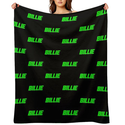 Neon Billie (black Bg) Throw Blanket