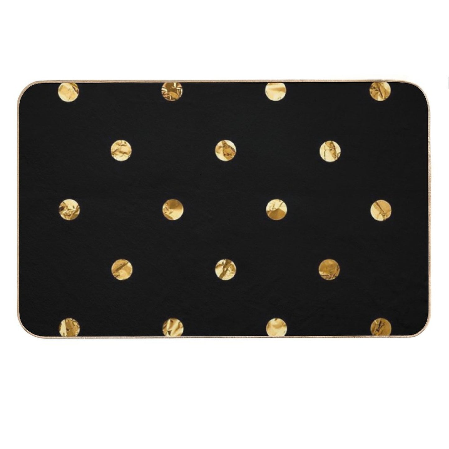 Black & Luxe Confetti Bath Mat