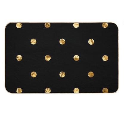Black & Luxe Confetti Bath Mat