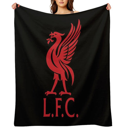 Class Is Permanent - Liverpool Red Throw Blanket