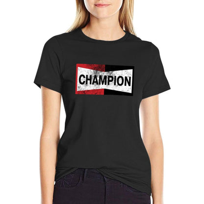 Champion Vintage Logo  Quick-drying T-Shirt