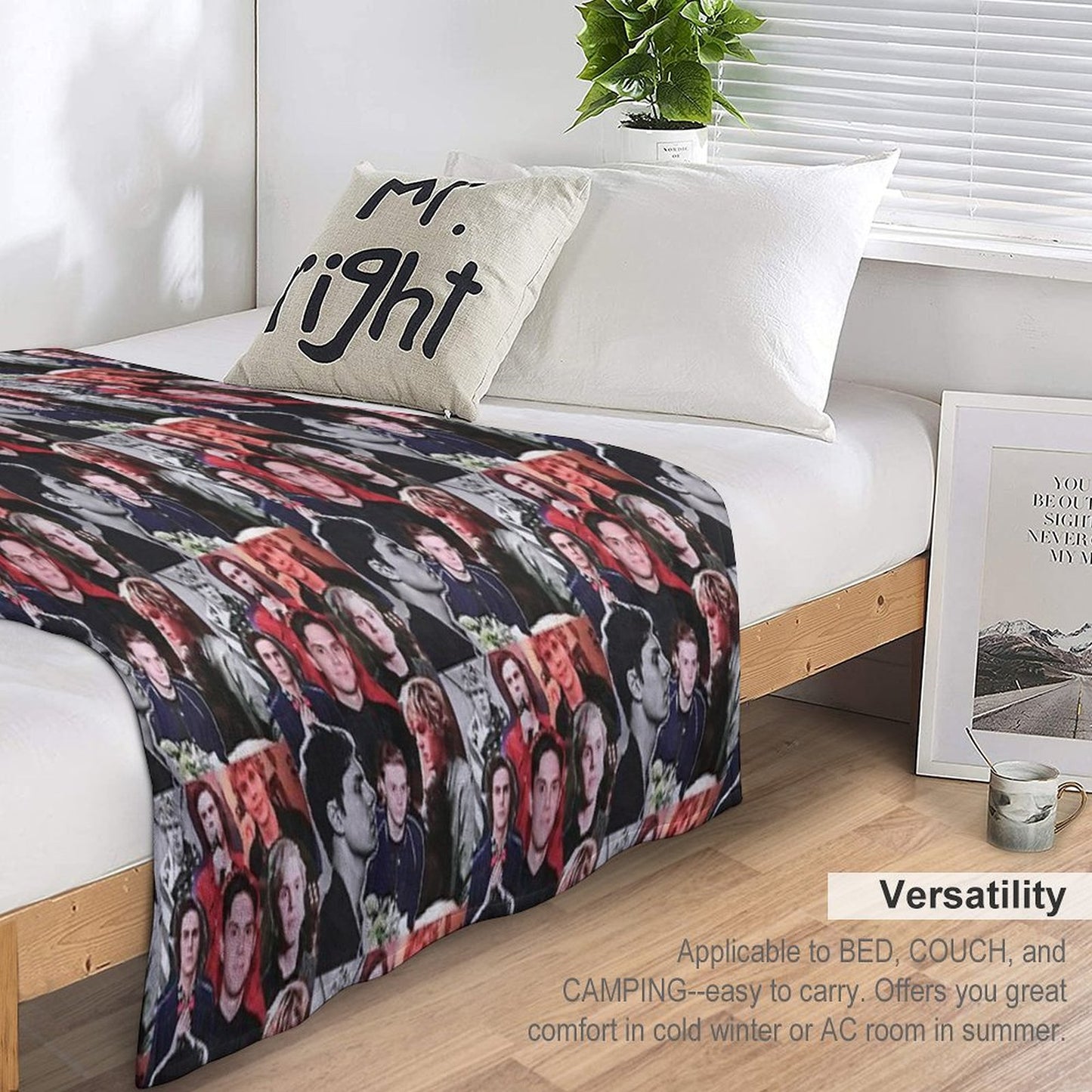 Evan Collage Throw Blanket