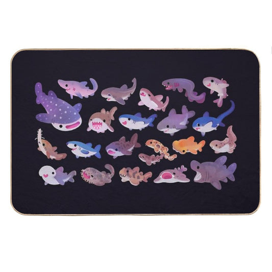 Shark Day Bath Mat