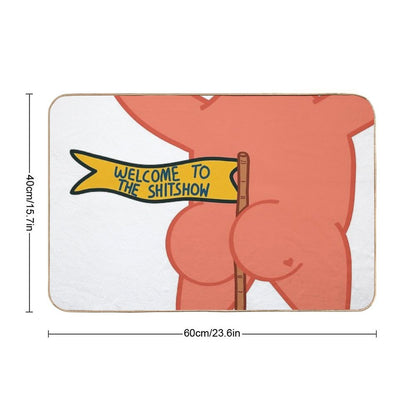 Welcome to The Shitshow Patrick Star Bath Mat