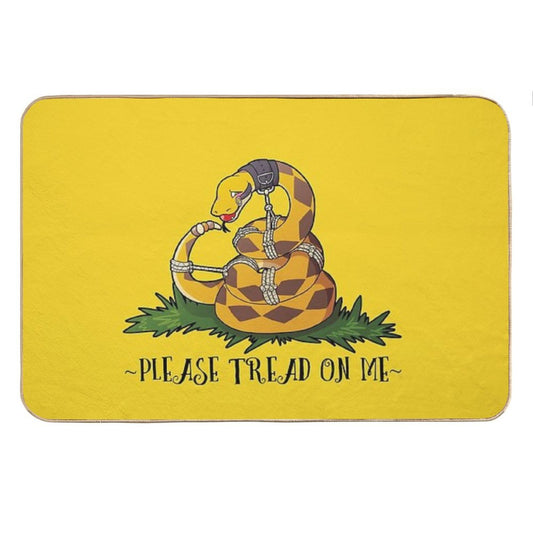 Please Tread On Me Bath Mat