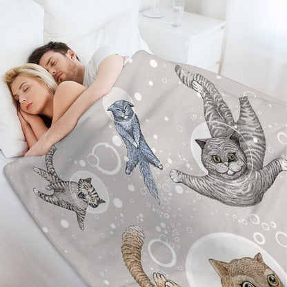 Cat Throw Blanket