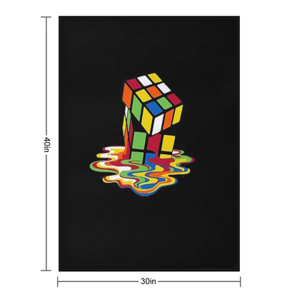 Rubick's Cube Throw Blanket