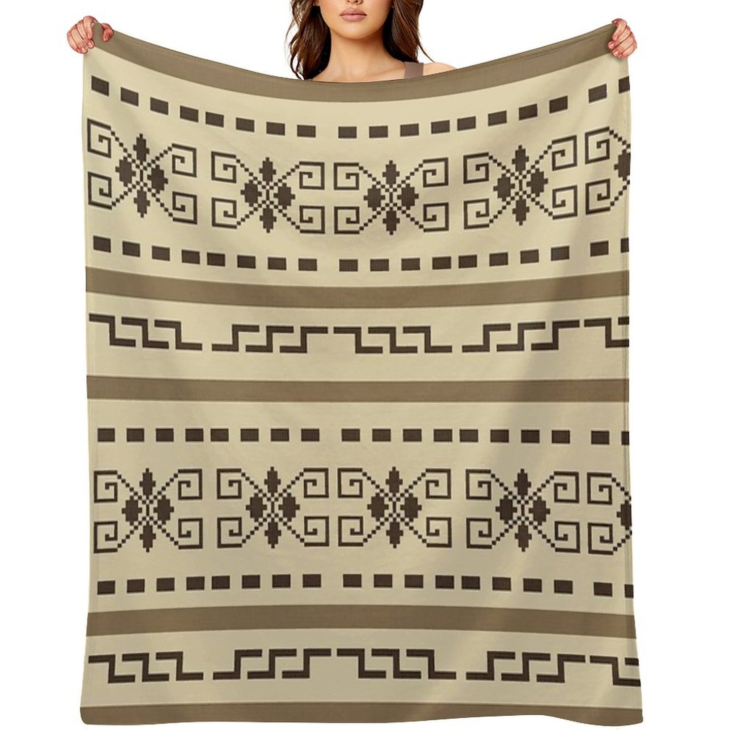 The Dude's Cardigan Pattern - The Big Lebowski Throw Blanket