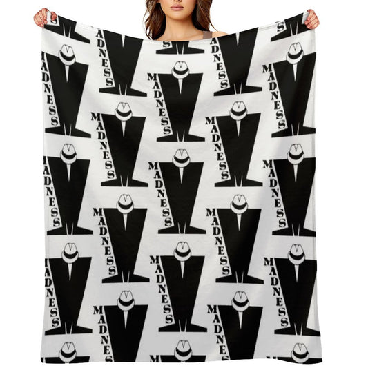 Hat The Madness Retro Band Gift for Fans Throw Blanket
