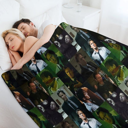 Mark Hoffman (Costas Mandylor) Throw Blanket