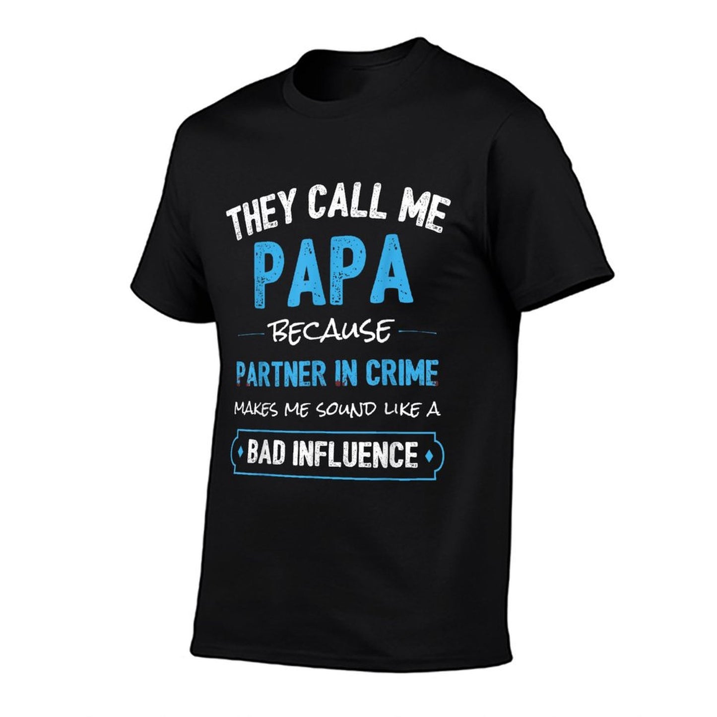 Funny Grandpa Papa Partner In Crime Dad T-Shirt