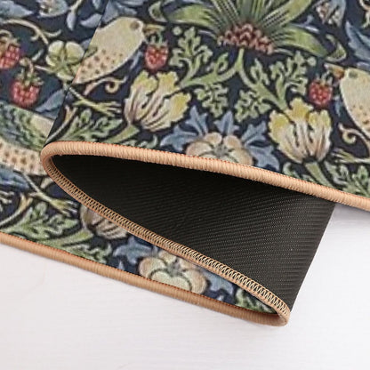 William Morris Strawberry Thief Pattern Bath Mat