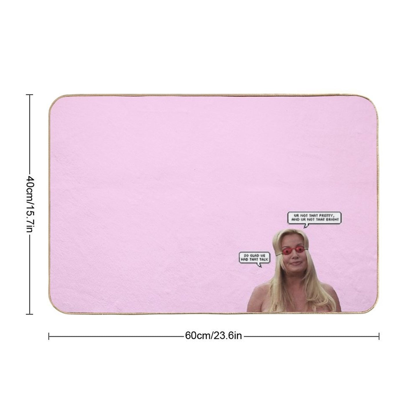 Jennifer Coolidge from A Cinderella Story Bath Mat