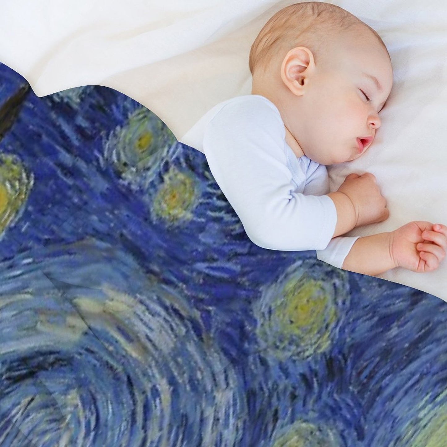 Starry Night (Vincent Van Gogh) Throw Blanket