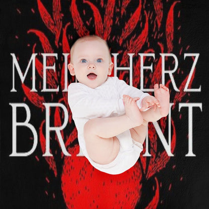 Mein Herz Brennt Throw Blanket
