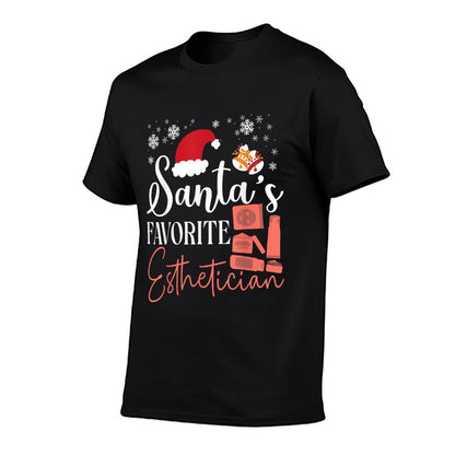 Cute Licensed Esthetician Skincare Beautician Christmas  Relaxed-fit T-Shirt