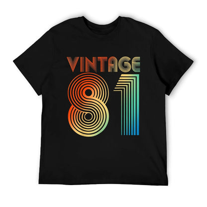 Vintage 1981 40th Birthday Gift Men Women 40 Years Old  Lightweight T-Shirt