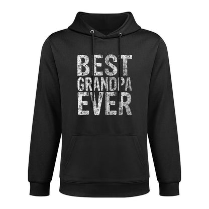 Funny Christmas Fathers Day Best Grandpa Ever Zip Customizable Surface Hoodie