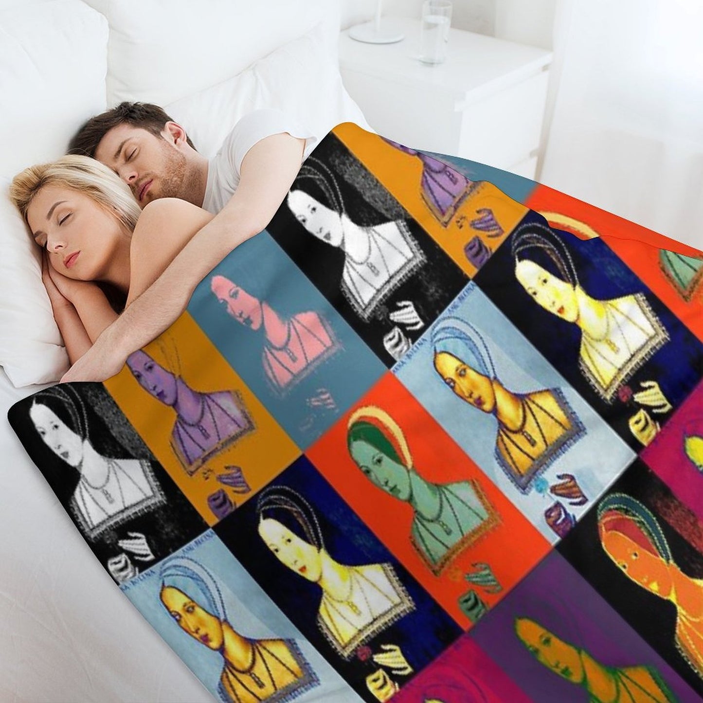 Anne Boleyn Pop Collection Throw Blanket