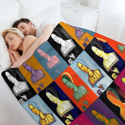 Anne Boleyn Pop Collection Throw Blanket