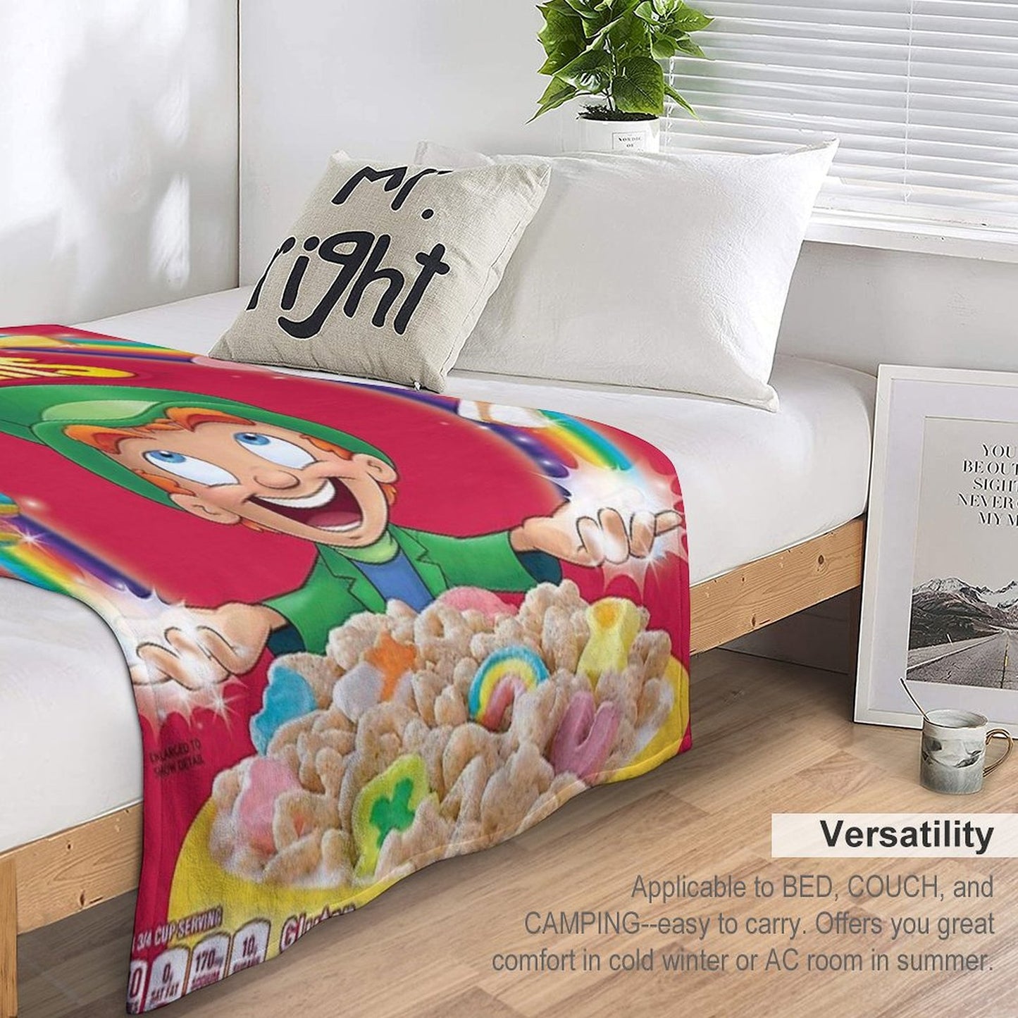Lucky Charms Throw Blanket
