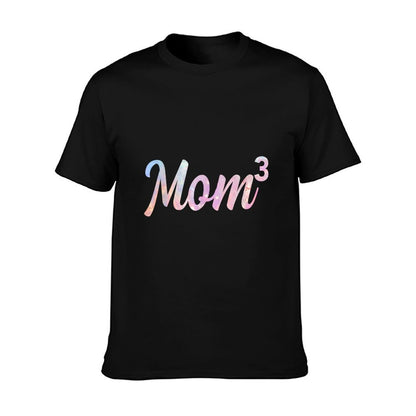 Mom3 Mom of 3 Mother of Three Kids Mama Mothers Day T-Shirt