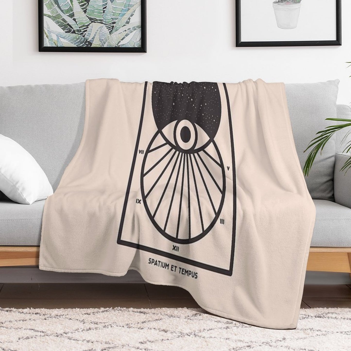 Space And Time Throw Blanket