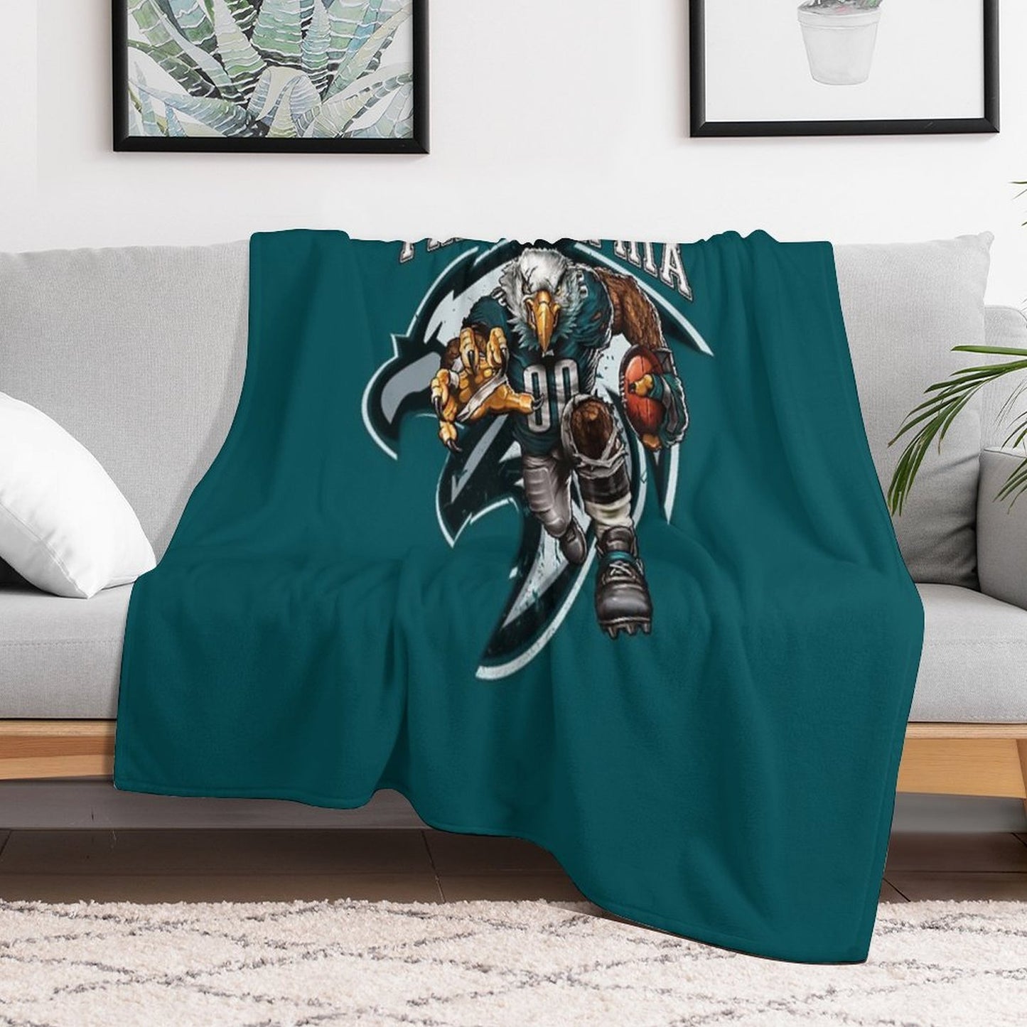 Philadelphia Football Throw Blanket