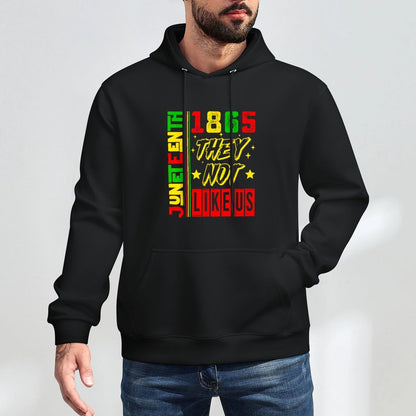 They Dont Like Us Freedom Black History Juneteenth 1865 Kangaroo Pocket Hoodie