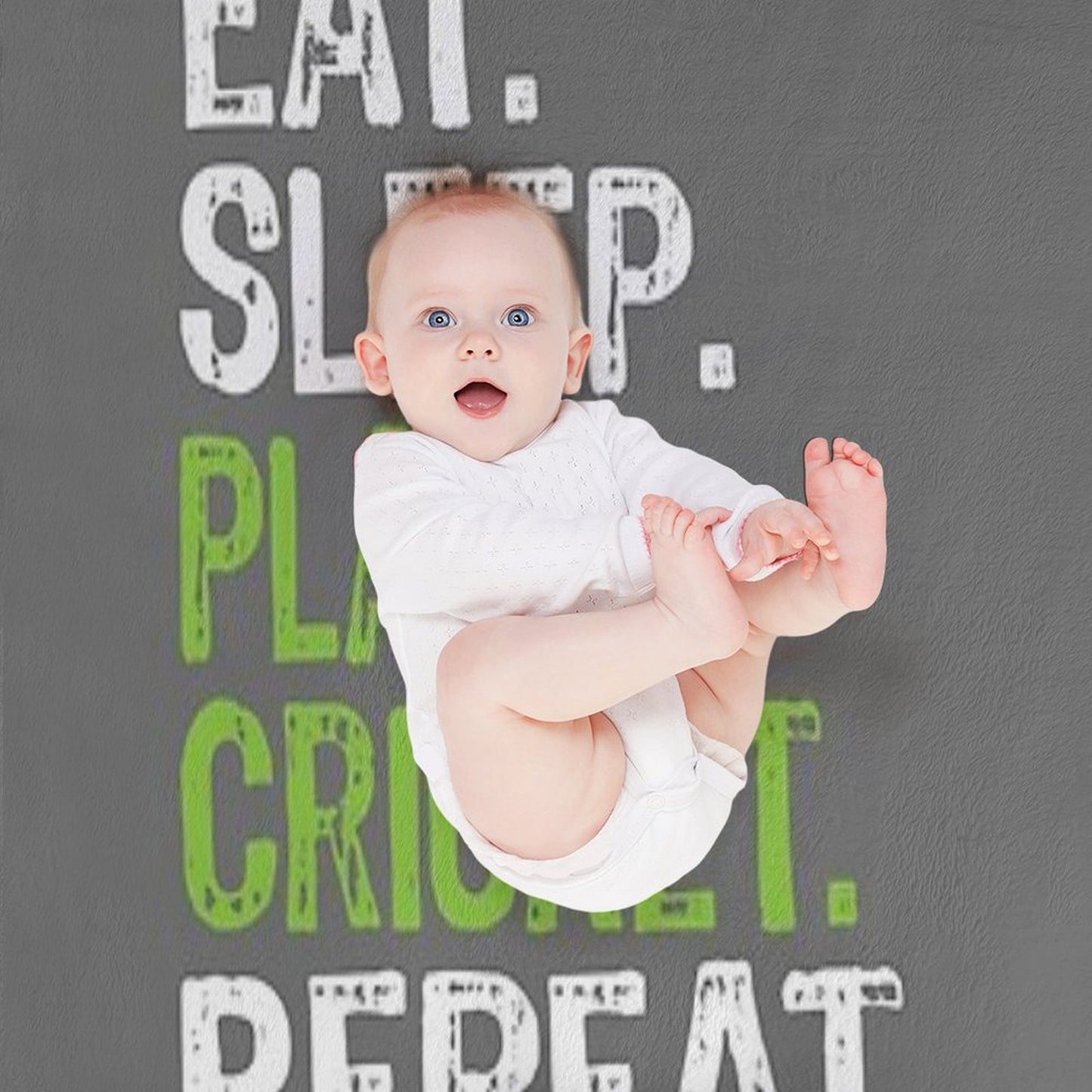 Best Eat Sleep Cricket Gift Design Throw Blanket