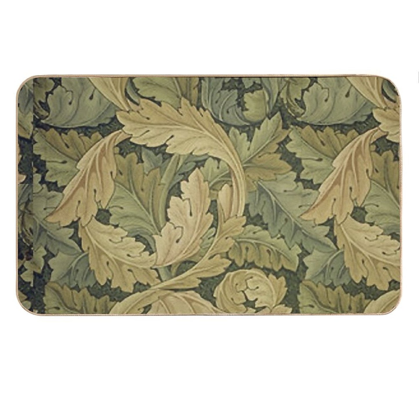 William Morris Acanthus Pattern Bath Mat