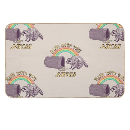 Hiss Into The Abyss  Easy To Clean Bath Mat