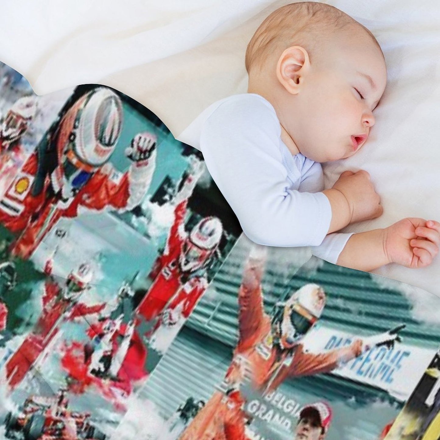 Kimi Raikkonen Career Throw Blanket