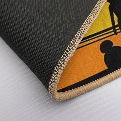 Tatooine Colorful Sunset Bath Mat