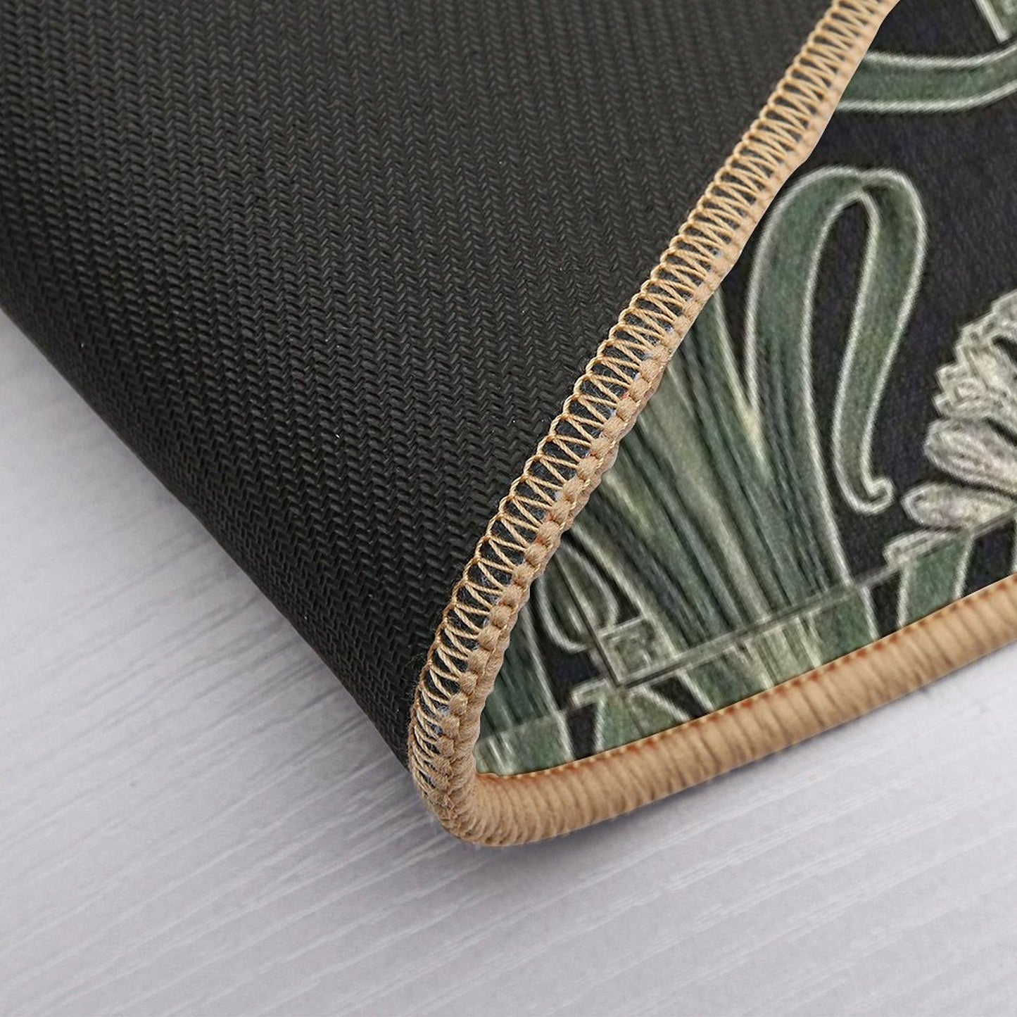 Art Nouveau Botanical Bath Mat