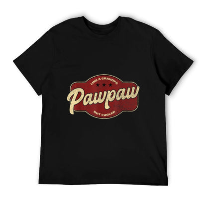 Vintage Pawpaw Like A Grandpa But Cooler - Grandpa Pawpaw T-Shirt