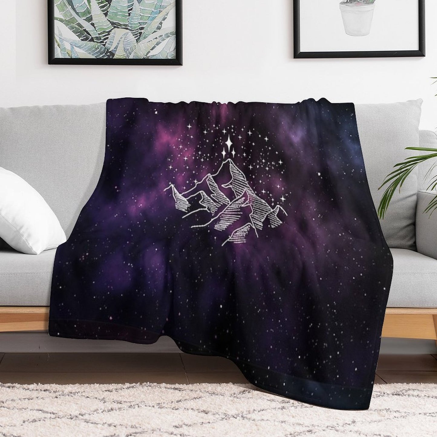 ACOTAR Velaris Galaxy Throw Blanket