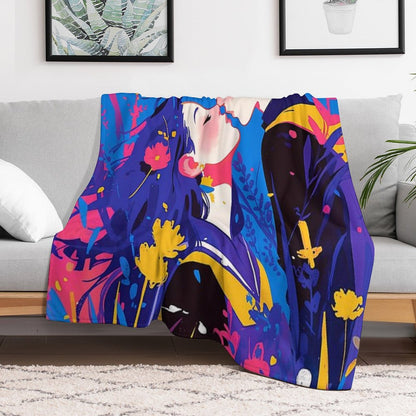 Spring Love Throw Blanket