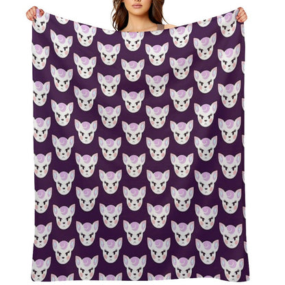 Deer Gal Diana Throw Blanket