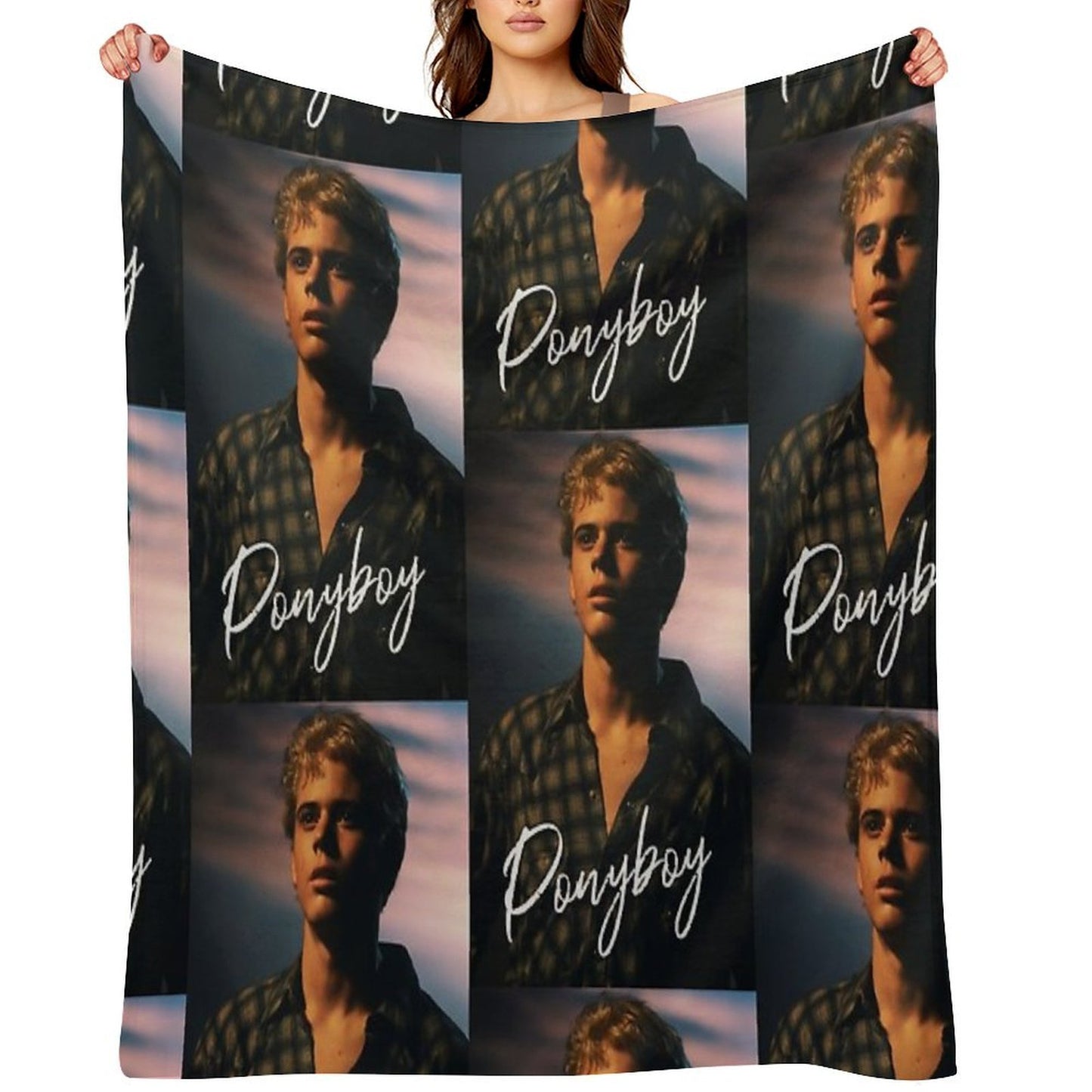Ponyboy The Outsiders Movie Throw Blanket