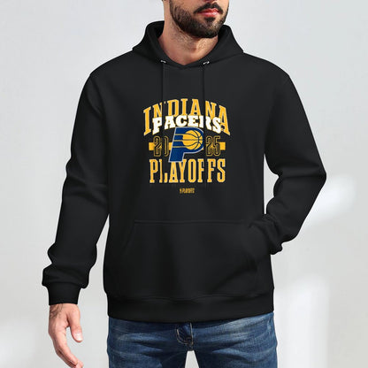 NBA Official Indiana Pacers 2025 Playoffs Showtime Medium-Weight Fabric Hoodie