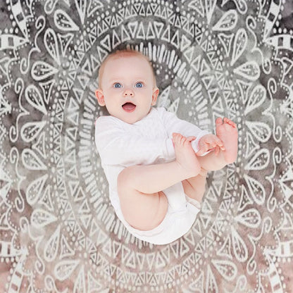 BOHEMIAN HYGGE MANDALA Throw Blanket